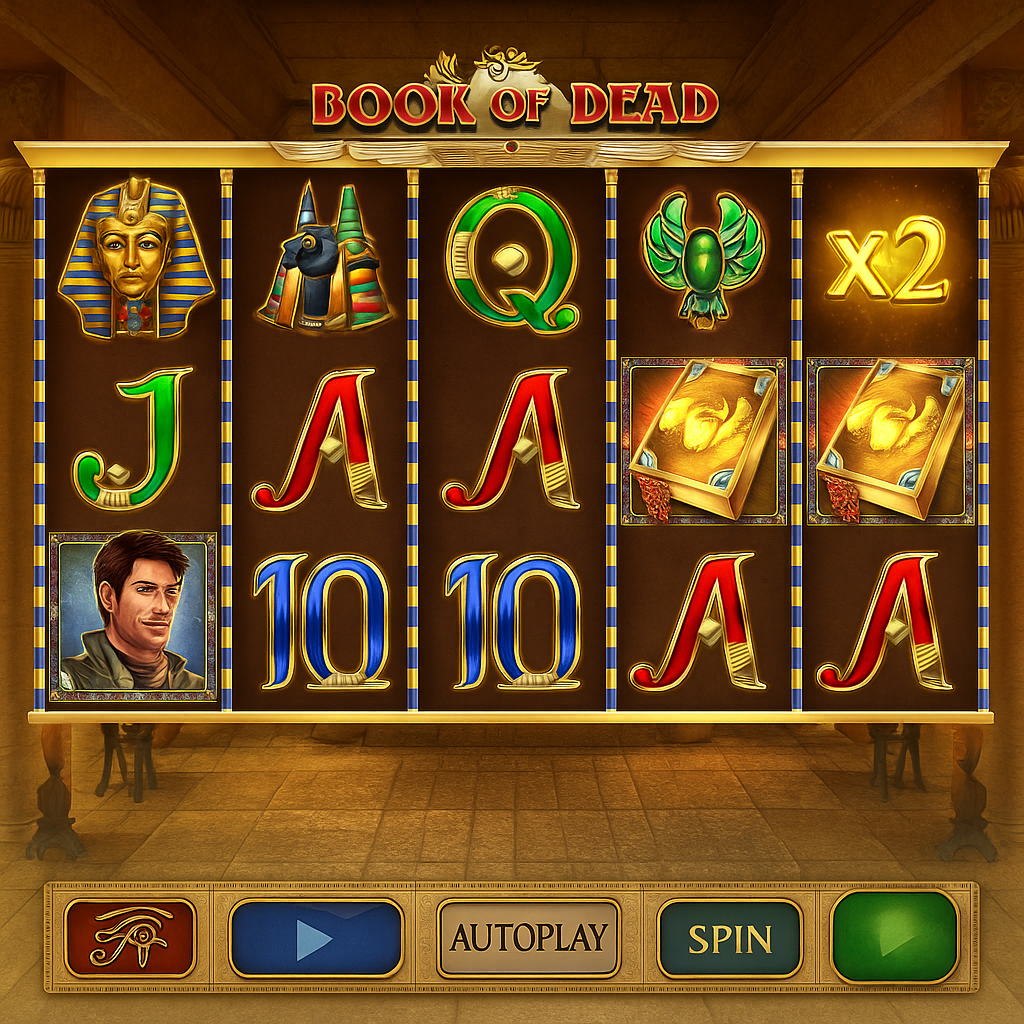 LaraBet - Book of Dead Slot Game - Play'n GO